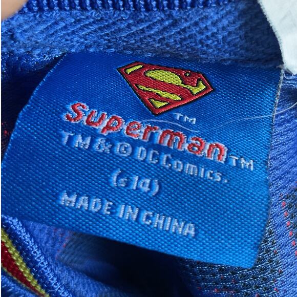 Superman Basketball Jersey Tank Top Blue Red Size M DC Comics superhero - Picture 4 of 10